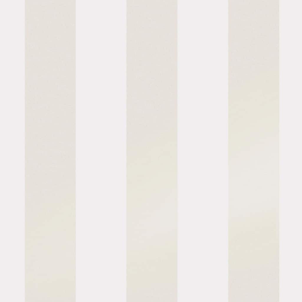 Laura Ashley Lille Pearlescent Stripe White Wallpaper