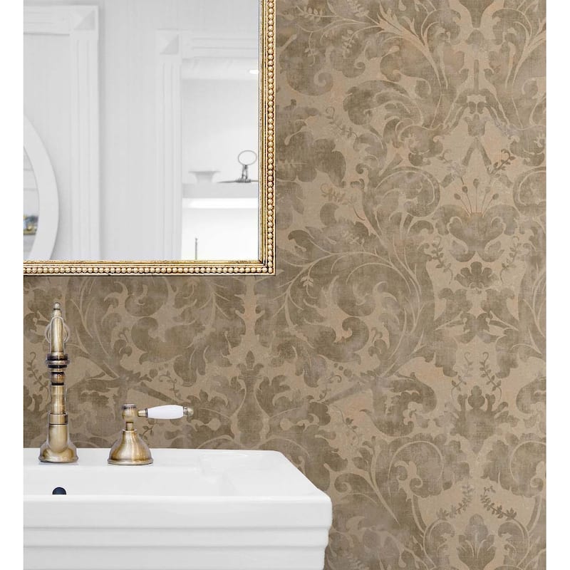Seabrook Designs Astor Victorian Unpasted Wallpaper - 20.5 in. W x 33 ft. L