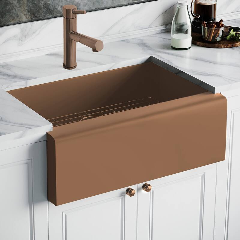 Whitehaus Noah Plus 30" Single Basin Kitchen Sink Set for Undermount