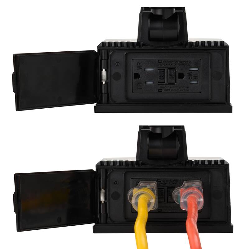 Vaxcel Lighting T0788 Outdoor Security Double Light 10-1/2" Wide LED