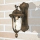 preview thumbnail 5 of 5, The Great Outdoors Havenwood 19" Tall Outdoor Wall Sconce with Water