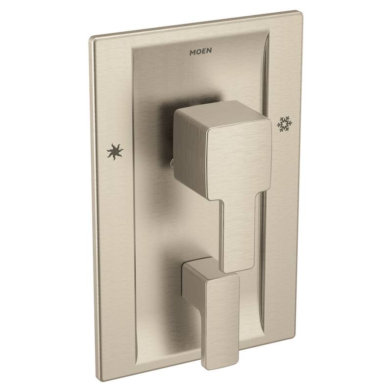 Moen 90 Degree 3 Function Pressure Balanced Valve Trim Only with - Brushed Nickel