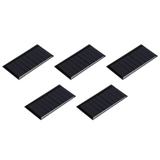 Sourcing Map Mini Solar Panel Cell 4.5V 90mA 0.405W 77.5mm X 40.5mm For DIY Electric Power Project Pack Of 10
