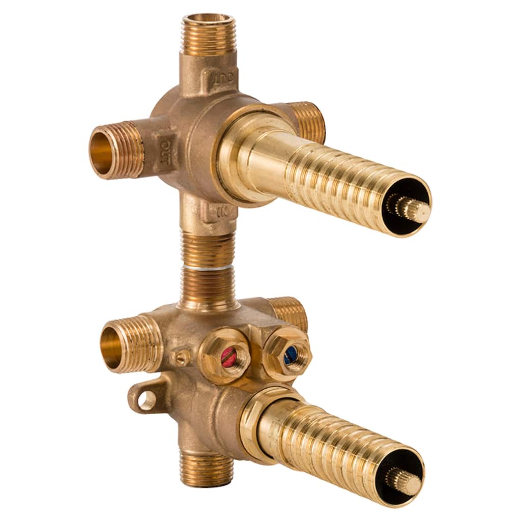 DXV 2 Handle Thermostatic Rough In with 3-way diverter - Shared