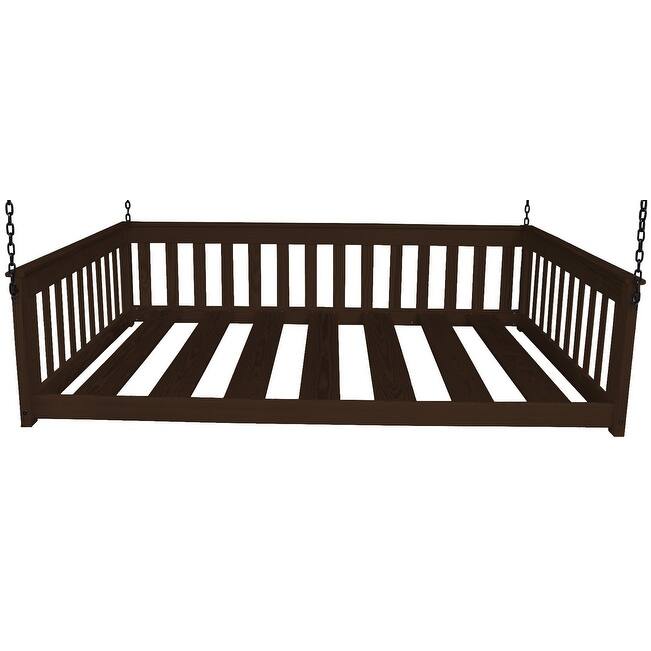 Pine Twin Mission Hanging Daybed with Chain