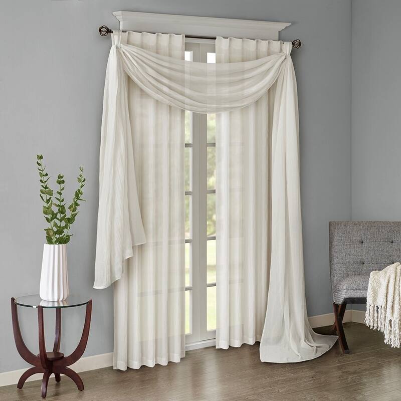 Solid Crushed Curtain Panel