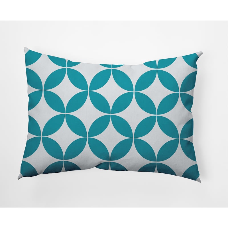 Eye Opener Indoor/Outdoor Throw Pillow - Explorer Blue - 14" x 20"