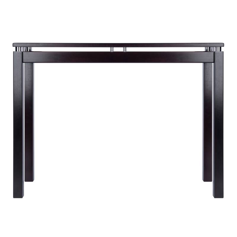 Linea Console Table, Espresso - 39.37 x 13.93 x 29.56 inches