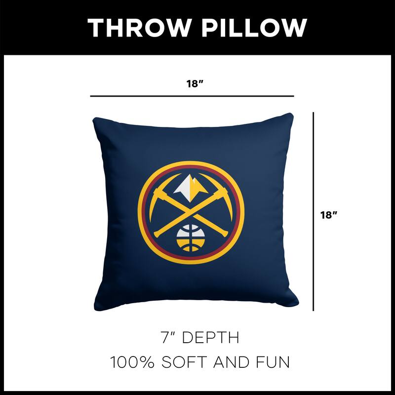 NBA Double Down 18 Inch Throw Pillow