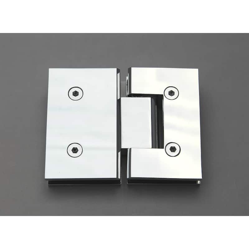 Glass Warehouse 78" x 36" x 34" Frameless 90 Degree Shower Enclosure - Glass Hinge