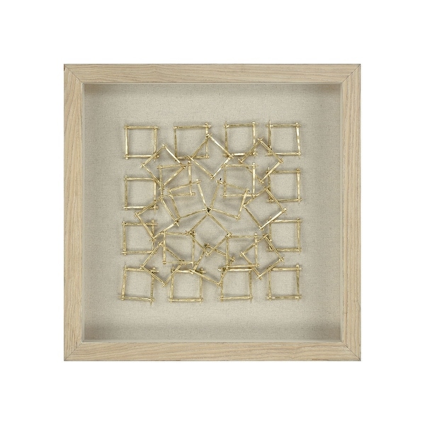 31" Gold Up Link Wall Decor - N/A