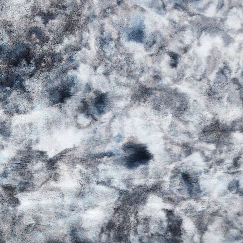 Mopsa Contemporary Grey Polyester Tie-Dye Area Rug by Furniture of America - 5' x 8'