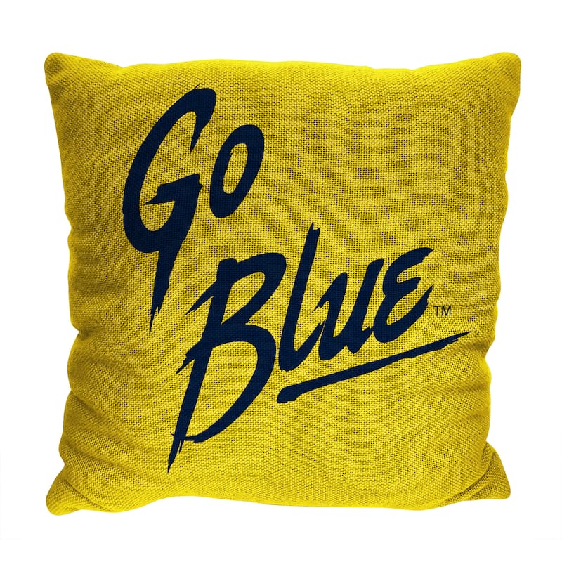 NCAA Michigan Wolverines Invert 20 Inch Pillow