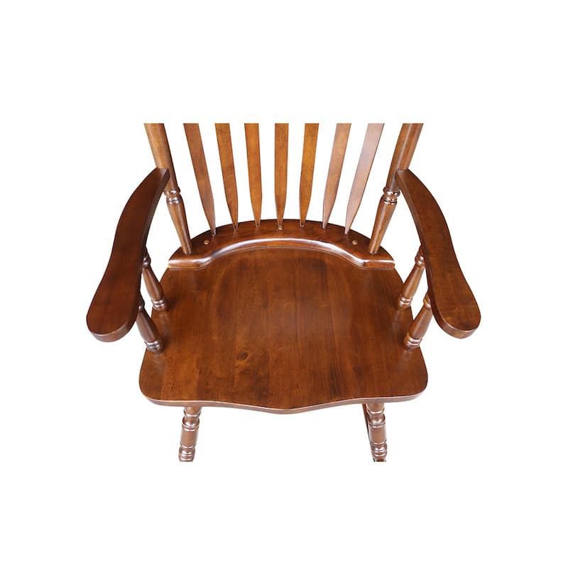 International Concepts Solid Wood Rocking Chair - 28"W x 36"D x 44.5"H