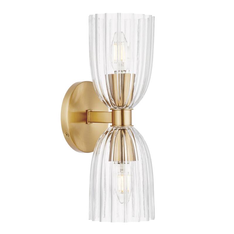 Bellevue SHWS77618 Meridian 2 Light 14" Tall Bathroom Sconce with