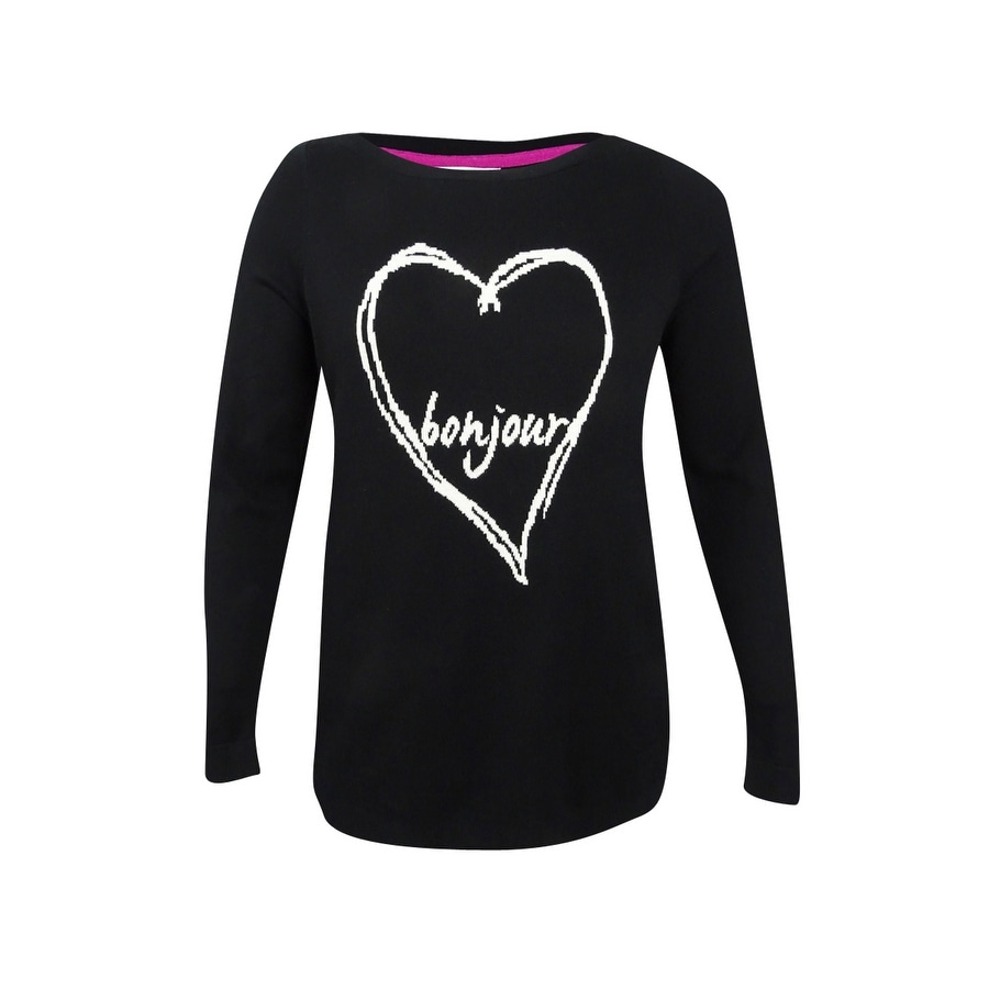 heart sweater women's