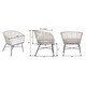 preview thumbnail 8 of 6, Cove Rattan Curved Occasional Chair by East at Main