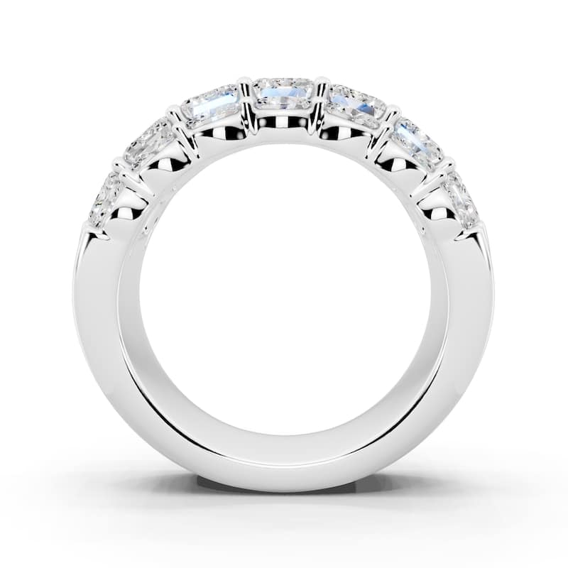 Auriya 14k Gold 5.00ctw Lab Grown Diamond Anniversary Ring (E-F VS)