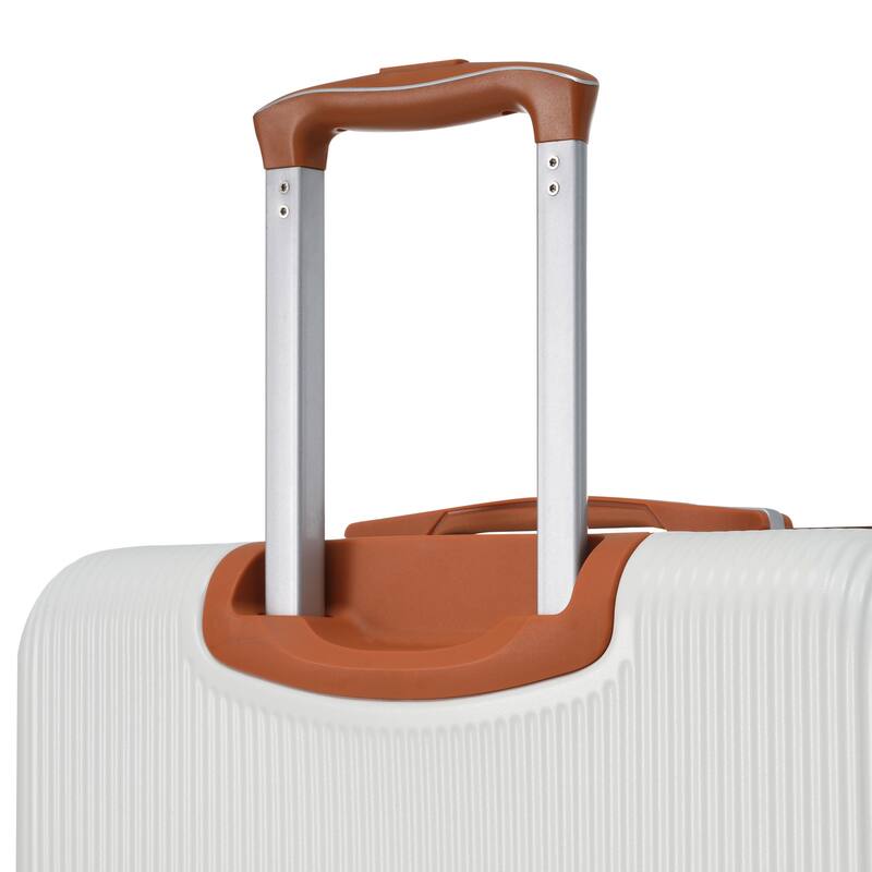 3 Piece Hardside Lightweight Luggage Sets with Double Spinner 8 Wheels and TSA Lock