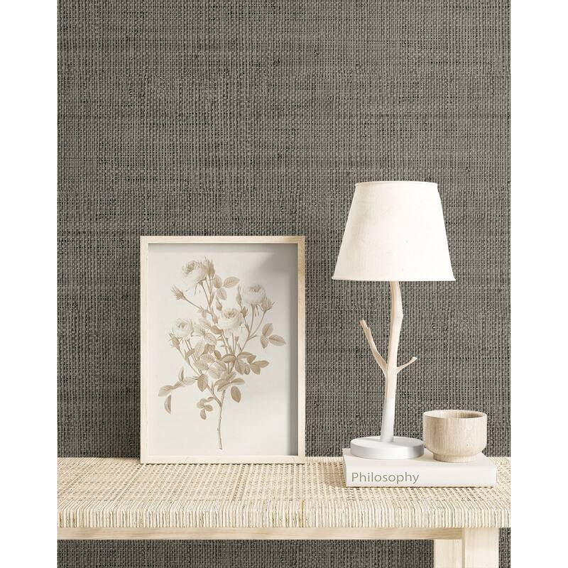 Seabrook Designs Wild Bind Embossed Vinyl Unpasted Wallpaper