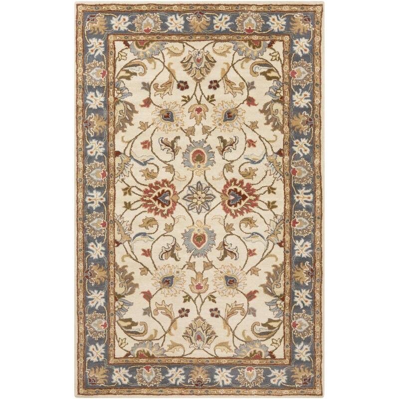 Livabliss Caesar Updated Traditional Border Area Rug.