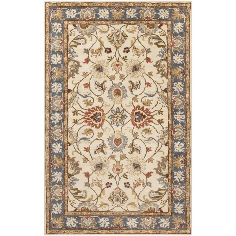 Livabliss Caesar Updated Traditional Border Area Rug.