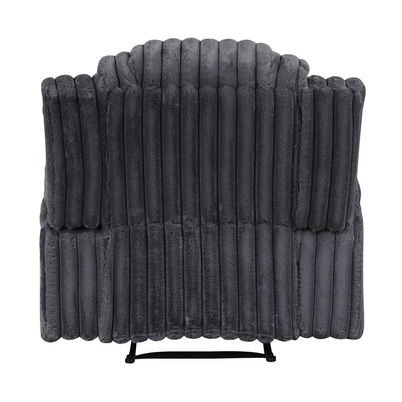 Brynda 38" Corduroy Manual Reclining Chair with Cup Holders