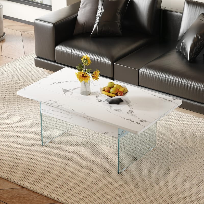 Versatile Lifting Coffee Table with Storage and Multiple Options