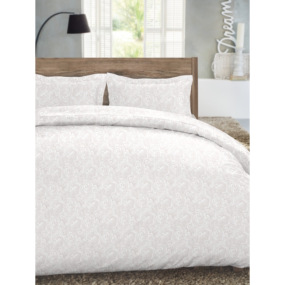 Dormisette Luxury German Flannel 3-piece Cotton Duvet Cover Set