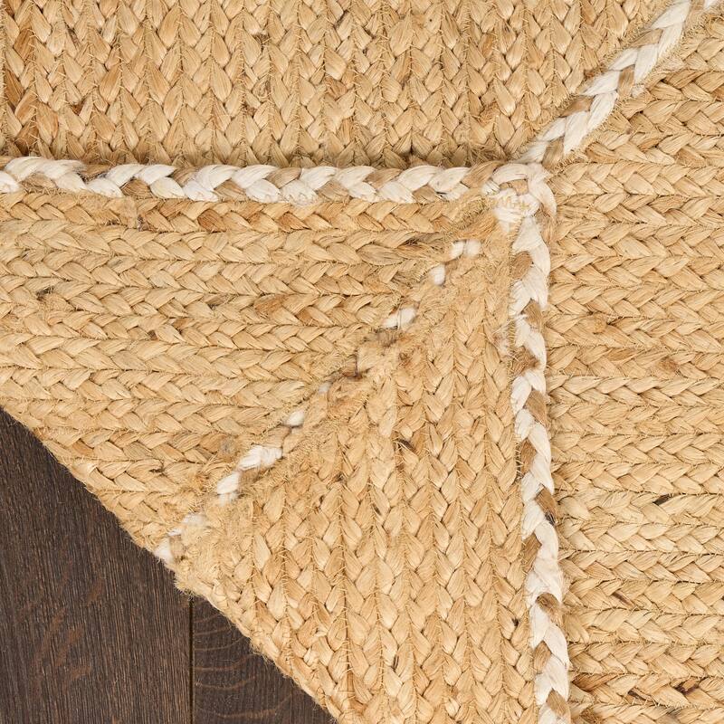 Nourison Terrazzo Jute Indoor only Solid Area Rug