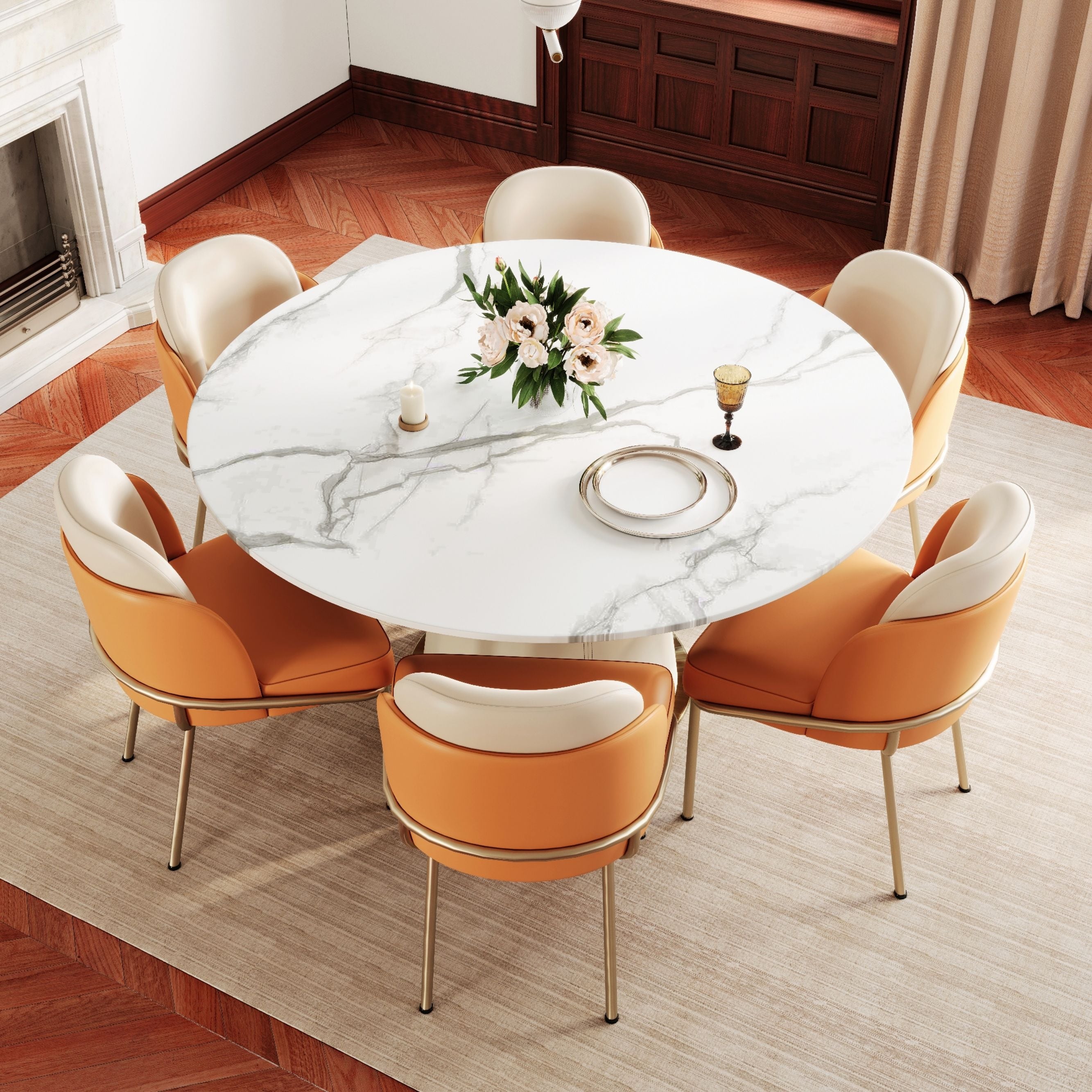 6 person round kitchen table sale