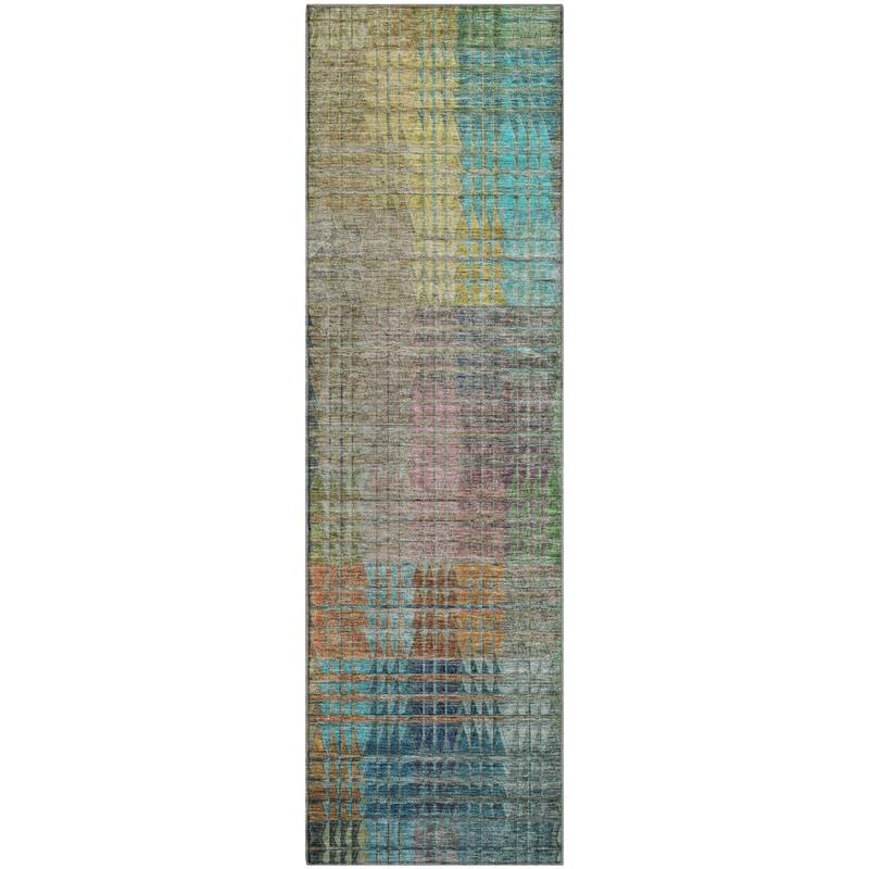 Premium Washable Super Modern Mosaic Soft Mayfield Rug