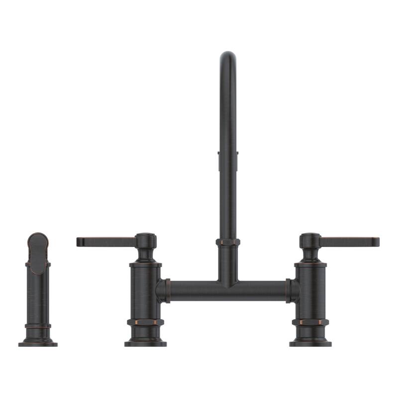 Pfister Port Haven 1.8 GPM Widespread Bridge Kitchen Faucet - Includes