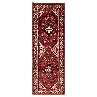 ECARPETGALLERY Hand-knotted Anadol Red Wool Rug - 3'7 x 10'6