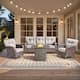 Option Brown Wicker & Beige cushion