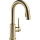 preview thumbnail 15 of 13, Delta Trinsic 1.8 GPM Single Hole Pull-Down Bar/Prep Faucet with Champagne Bronze
