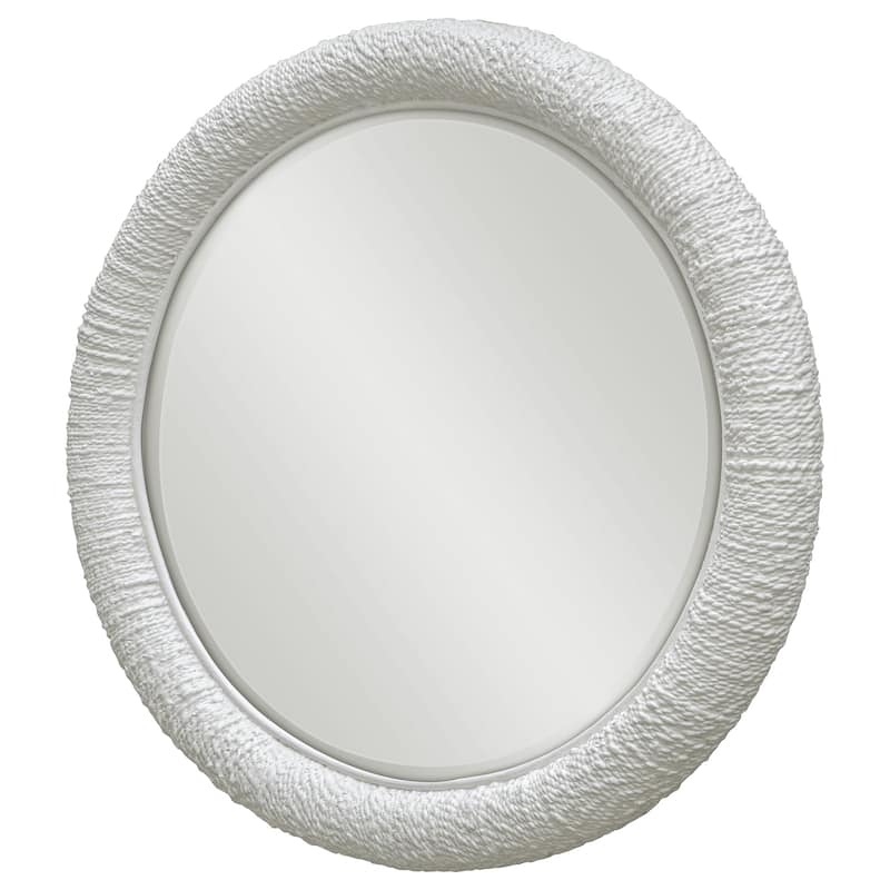 Uttermost Mariner White Round Mirror - 47" dia