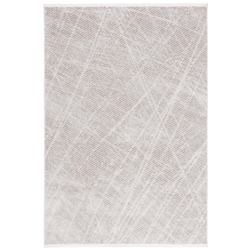 SAFAVIEH Mila Clydie Modern & Contemporary Rug - 4' x 6' - Grey/Ivory