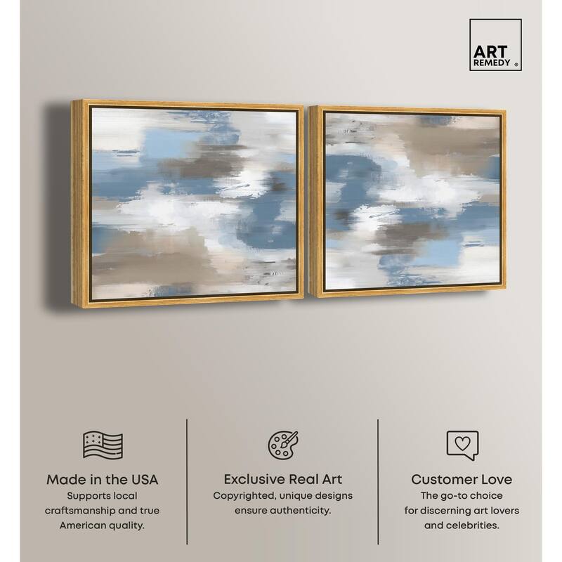 Beige and Cream II Canvas by Art Remedy