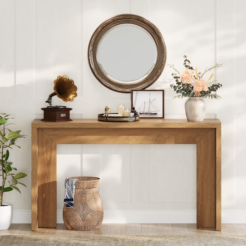 55-Inch Wooden Sofa Table