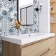 preview thumbnail 71 of 148, Floating Bathroom Vanity with Integrated Resin Top