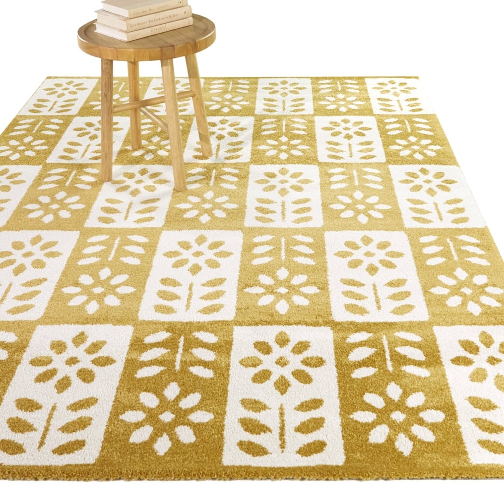 Karol Modern Floral Area Rug
