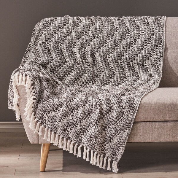 Barnegat Hand-Loomed Boho Throw Blanket by Christopher Knight Home. Opens flyout.