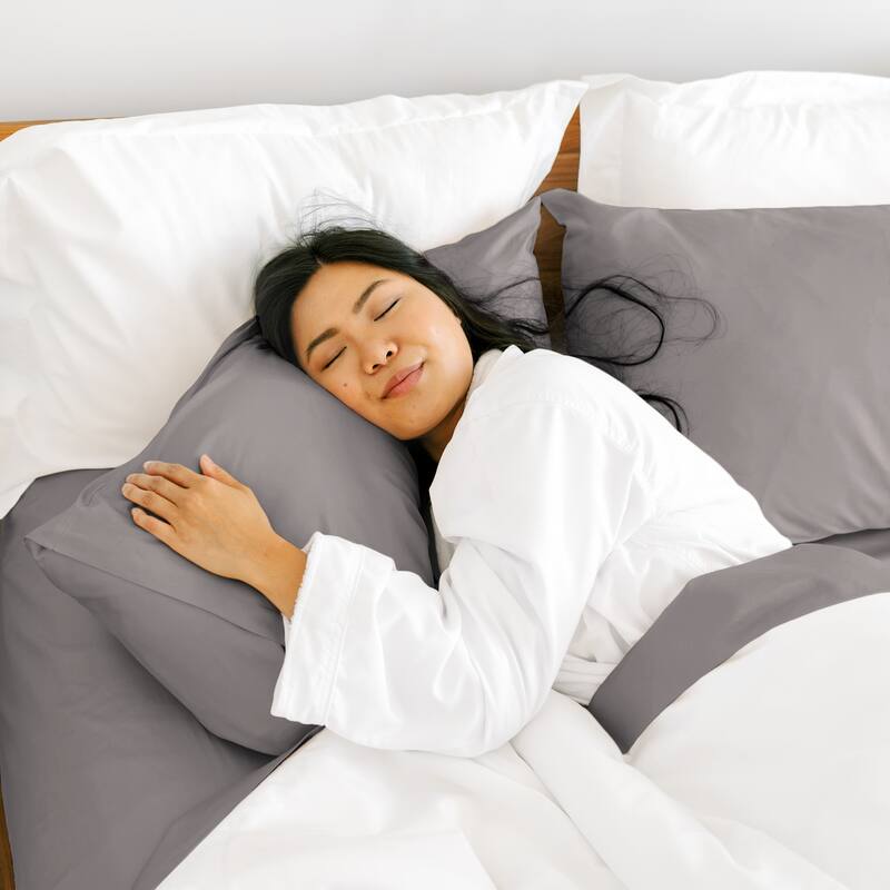 Jennifer Adams 400TC Long-Staple Cotton Sateen 2pc. Pillowcase Set