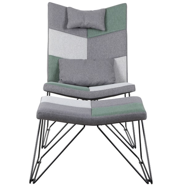 Dartmouth Padded Armless Accent Chair With Ottoman Overstock 32118577 Not sure which one to get? usd