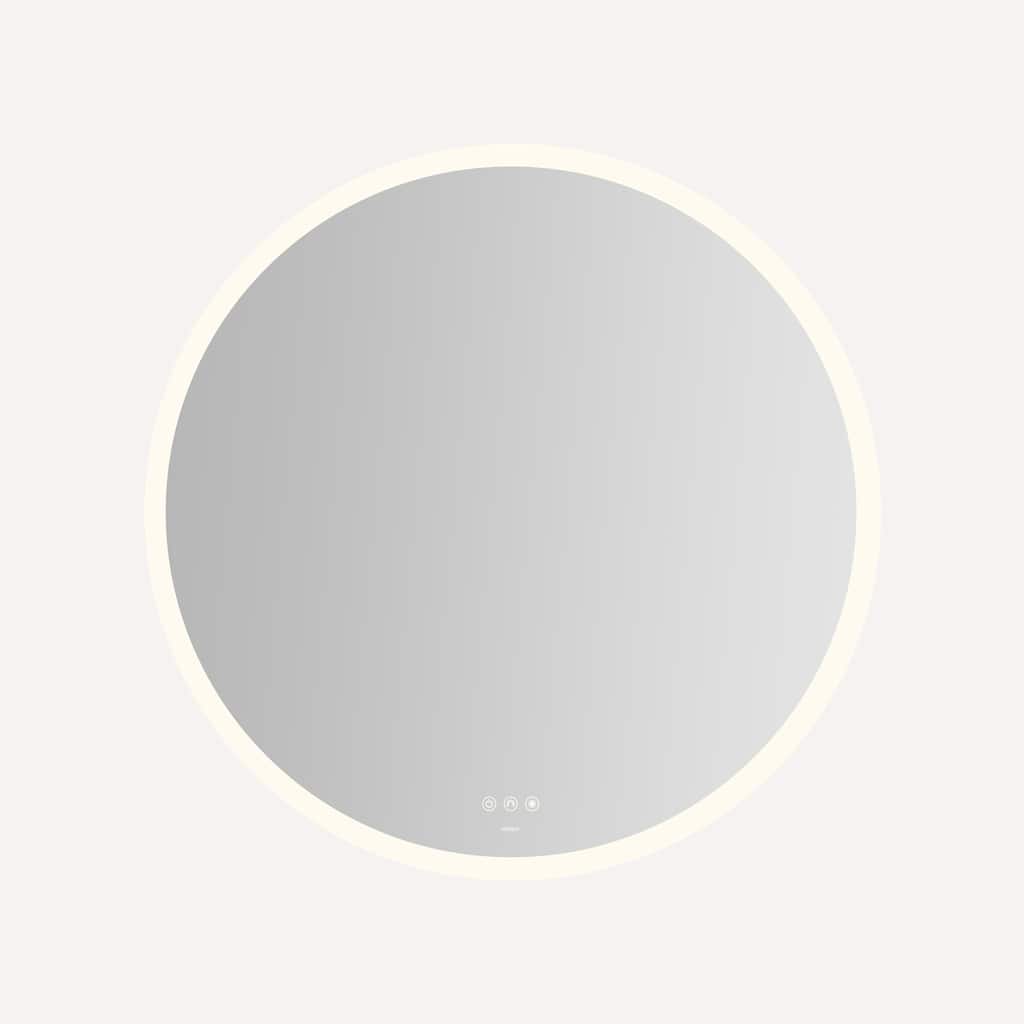 Robern IM0040CPFPDT Instinct 40" Diameter Flat Frameless Wall Mounted - Mirror