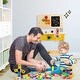 preview thumbnail 5 of 8, Costway Wooden Tool Bench Workbench Toy Play for Kids with Tools Set - 21'' x 12'' x 29.5''-32'' (L x W x H)