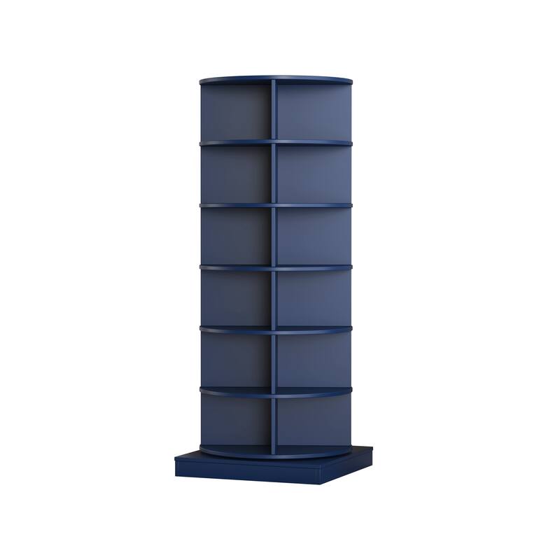 Space-Saving 360-Degree Rotating Shoe Cabinet Rack Tower, 6 Layers for 24 Pairs, Stylish and Easy to Assemble for Entryway