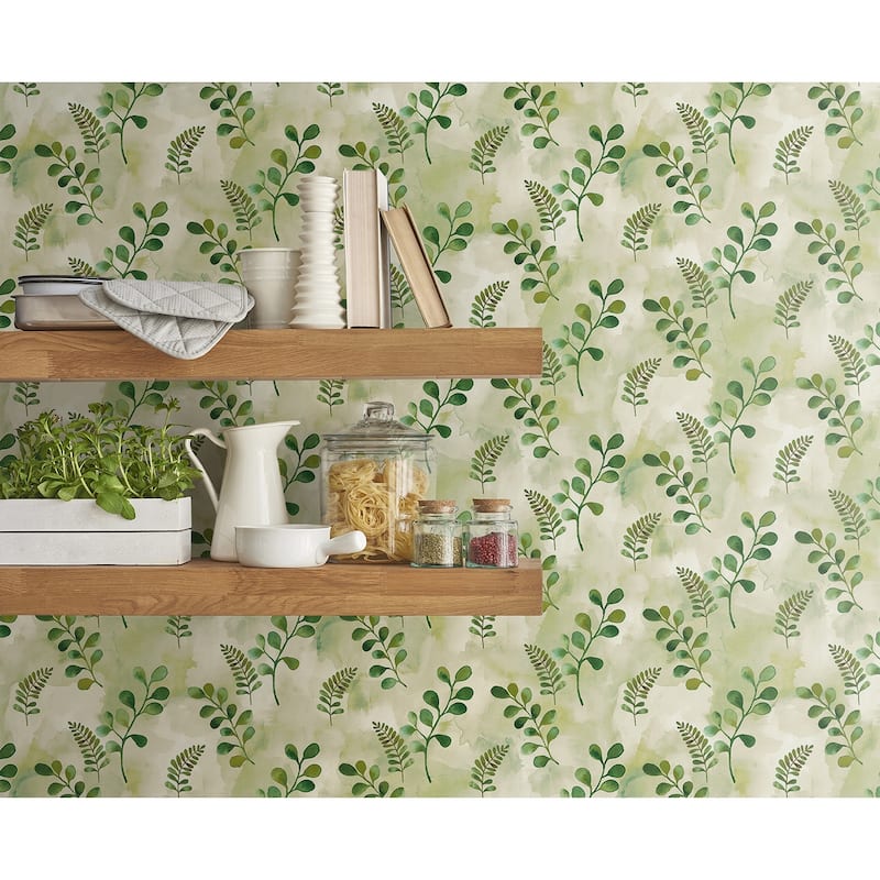 NextWall Woodland Walk Peel and Stick Wallpaper