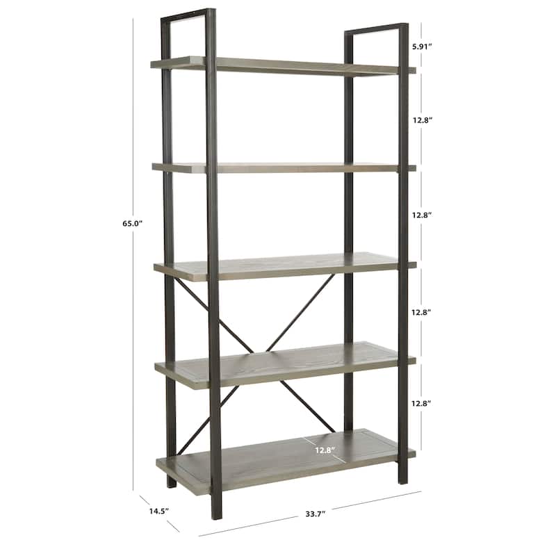 SAFAVIEH Shoko 5-Level Etagere - 33.7" x 14.5" x 65" - 34Wx15Dx65H